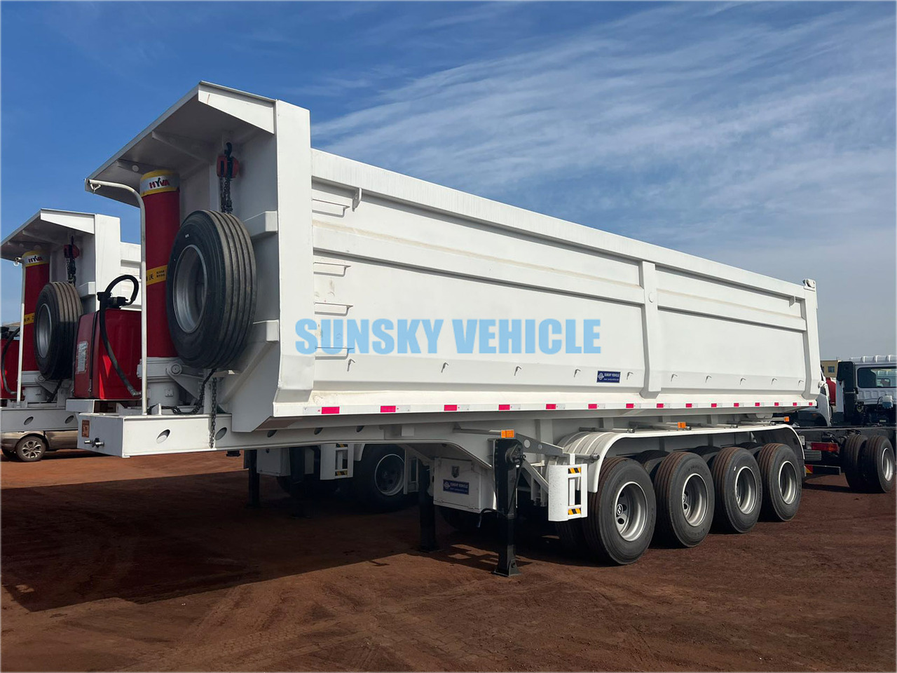 Semirremolque volquete para transporte de materiales áridos nuevo SUNSKY Tipper  Trailer: foto 6