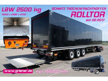 Semirremolque caja cerrada Schmitz Cargobull SKO 24 / ROLLTOR / LBW 2500 kg 2,70 m TOP !!!!!!: foto 1