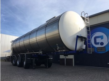 Vogelzang Woudsend RMO trailer 3-axle-/2 steering Milk-Milch-Melk Trailer - Semirremolque cisterna