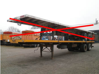 Traylona 2-axle platform trailer 50000 kg / extendable 22 m - Semirremolque plataforma/ Caja abierta