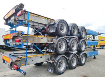 Van Hool A3C002 3 Axle ContainerChassis 40/45FT - Galvinised Chassis - 4420 EmptyWeight - 15 units in Stock (O1427) - semirremolque portacontenedore/ intercambiable