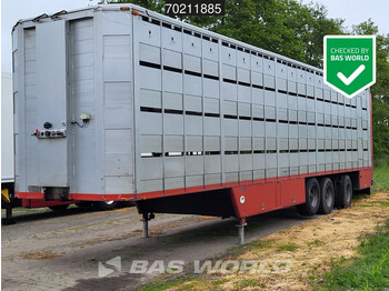 CUPPERS LVO12-27ASL Lift-Lenkachse Hubdach Tailgate - semirremolque transporte de ganado