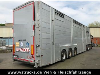 Pezzaioli SBA 63 3Stock  Vollausstattung GPS Top Zustand  - Semirremolque transporte de ganado