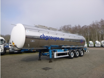 Semirremolque cisterna para transporte de alimentos Van Hool Food tank inox 30 m3 / 4 comp: foto 1