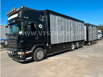 Camión transporte de ganado SCANIA R 730