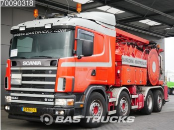 Scania 164G 480 8X2 V8 Manual Lift+Lenkachse 3-Pedals ADR Euro 3 - Limpieza de alcantarillado
