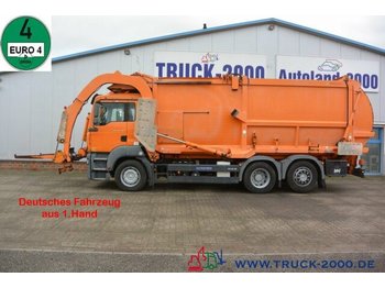 Camión de basura para transporte de basura MAN TGA 26.320 Hüffermann Frontlader mit Waage*31m³*: foto 1