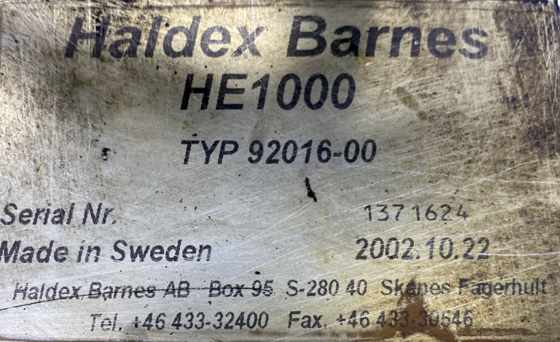 HALDEX B12M (01.99-) - Pieza de aire acondicionado: foto 5