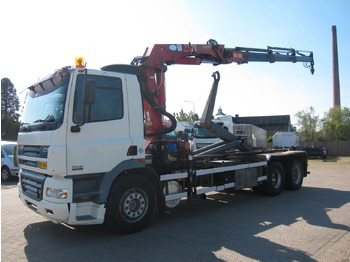 Camión multibasculante, Camión grúa DAF CF 85 480 6x2 HMF 2220 3xhydr Remote Manual E3: foto 2
