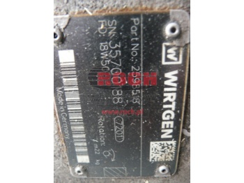 Bomba hidráulica WIRTGEN 2598518: foto 2