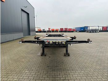 Semirremolque portacontenedore/ Intercambiable Burg 20FT ADR (EX/II, EX/III, FL, AT), empty weight: 3.690kg, SAF INTRADISC, 2x liftaxle, ALCOA, NL-Chassis: foto 5