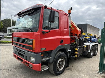Cabeza tractora DAF 85 CF 430 6x4 TRACTOR + CRANE PK 32.000 F (7x) + WINCH - EURO 2 - MANUAL ZF - HUB REDUCTION / STEEL SPRING - BE TRUCK: foto 3