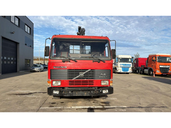 Camión caja abierta, Camión grúa Volvo FL 10 - 320 (MANUAL PUMP / STEEL SUSP. / CRANE / LAMES / POMPE MANUELLE): foto 2