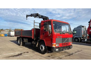 Camión caja abierta, Camión grúa Volvo FL 10 - 320 (MANUAL PUMP / STEEL SUSP. / CRANE / LAMES / POMPE MANUELLE): foto 3
