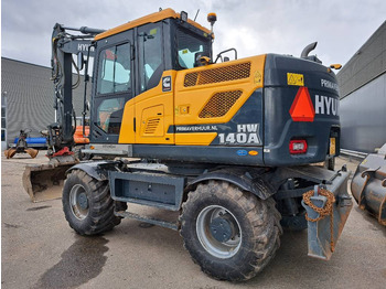Excavadora de ruedas Hyundai HW140A + Tiltrotator: foto 2