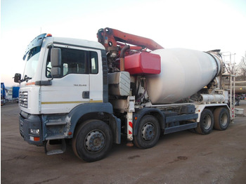 Leasing de MAN TGA 35.410, 8X4, MIX + PUMPE 24M  MAN TGA 35.410, 8X4, MIX + PUMPE 24M: foto 1