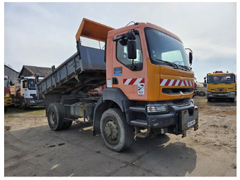 Camión volquete Renault Kerax 340 4x4 Tipper Manual Gearbox Mechanical pump Pompe Mecanique: foto 4