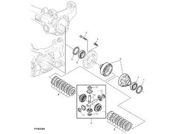 Transmisión JOHN DEERE