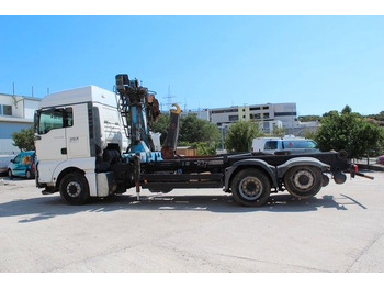 Camión multibasculante, Camión grúa MAN TGA 26.360 FG   6x2 LL GERGEN Abroll + Penz Kran: foto 5