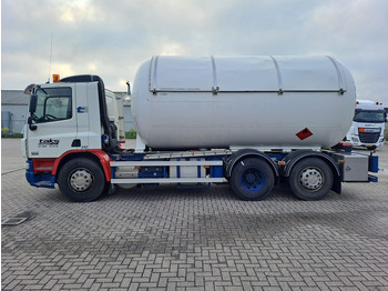 Camión cisterna DAF FAN CF75. 6x2 -24030 L Gas tank truck -Gas, Gaz, LPG, GPL, Propane, Butane tank, Gastank ID 2.166 Rootselaar, flowmeter, pump, sunroof on tank: foto 4
