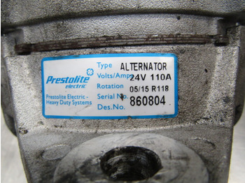 Sistema eléctrico para Camión VOLVO FH13A ALTERNATOR 24V / 110A: foto 3