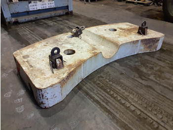 Contrapeso para Autogrúa Krupp KMK 4080-5110-5120 counterweight 5,8 ton: foto 3