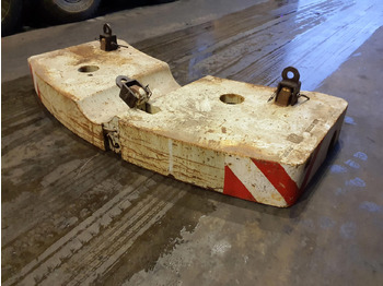 Contrapeso para Autogrúa Krupp KMK 4080-5110-5120 counterweight 5,8 ton: foto 2