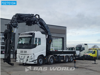 Camión caja abierta, Camión grúa nuevo Volvo FH 460 8X2 Effer 1000 9S + 6S Kran + Fly-Jib Liftachse VEB+ Euro 6: foto 2