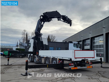 Camión caja abierta, Camión grúa nuevo Volvo FH 460 8X2 Effer 1000 9S + 6S Kran + Fly-Jib Liftachse VEB+ Euro 6: foto 3