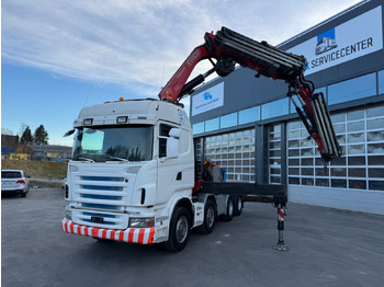 Leasing de SCANIA R480 8x4 Fassi 660 SZM/Pritsche SCANIA R480 8x4 Fassi 660 SZM/Pritsche: foto 1