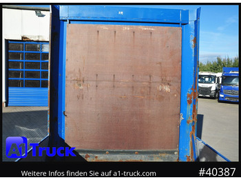 Semirremolque plataforma/ Caja abierta KRONE Mega, Pritsche, 1 Vorbesitzer, TÜV 01-2026, Staplerhalterung: foto 5