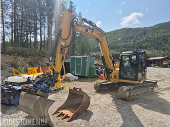 Leasing de  2014 Cat 308E 2 CR beltegraver, med tiltrotator/gripekasett 2014 Cat 308E 2 CR beltegraver, med tiltrotator/gripekasett: foto 1