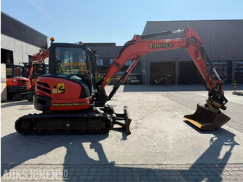 Leasing de  2018 Kubota U55-4 BELTEGRAVER ENGCON TILTROTATOR 2 SKUFFER SERVICEHISTORIKK SENTRALSMØRING 2018 Kubota U55-4 BELTEGRAVER ENGCON TILTROTATOR 2 SKUFFER SERVICEHISTORIKK SENTRALSMØRING: foto 4