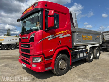 Camión volquete 2018 Scania R580 GODT UTSTYRT TIPPBIL MED 3 AKSLET HENGER: foto 2