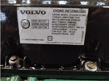 Motor para Camión Volvo 480 E3 D13A   Volvo FH13 FM13: foto 3