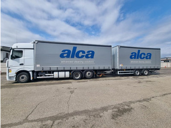 Camión lona MERCEDES ACTROS MOTRICE + BIGA ACTROS 26.45: foto 3