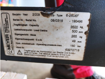 Horquillas Meyer 6-2606F: foto 5 Horquillas Meyer 6-2606F: foto 5