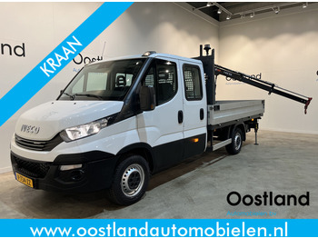 Leasing de Iveco Daily 35S18D 3.0 375 Automaat Open Laadbak / Hiab Kraan / Euro 6 / Trekhaak 3500 KG / Airco / Camera / Navigatie / 3-Zits / 67.000 KM !! Iveco Daily 35S18D 3.0 375 Automaat Open Laadbak / Hiab Kraan / Euro 6 / Trekhaak 3500 KG / Airco / Camera / Navigatie / 3-Zits / 67.000 KM !!: foto 1