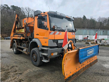 Máquina quitanieve Mercedes-Benz Atego 1828 AK Absetzkipper Meiller Schmidt Schneepflug Küpper-Weisser Salzstreuer Allrad: foto 4