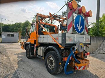 Máquina quitanieve Unimog 405/12 U400 6-Zylinder Mulag Mähausleger MKM 700 UGN UGE 405/10 Mercedes-Benz  U 300 500 Böschungsmäher 400: foto 3