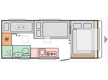 Caravana Adria Adora 573 PT* Fb-Temp.*Alde-Warmwasser-Hz.: foto 4 Caravana Adria Adora 573 PT* Fb-Temp.*Alde-Warmwasser-Hz.: foto 4