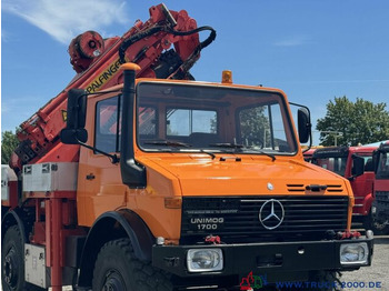 Camión grúa Unimog U1700 Kran PK16000 + Jib Höhe 22,50m + Winde: foto 5