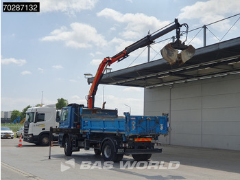 Camión volquete, Camión grúa DAF CF75.310 4X2 Palfinger PK12000 Kran Crane 7m3 tipper Big-Axle Steelsuspension Euro 3: foto 2