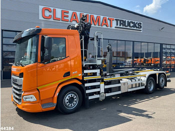 Camión multibasculante, Camión grúa DAF FAN XD 450 Euro 6 HMF 23 Tonmeter laadkraan: foto 2