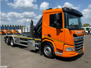 Camión multibasculante, Camión grúa DAF FAN XD 450 Euro 6 HMF 23 Tonmeter laadkraan: foto 3