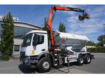 Leasing de MERCEDES-BENZ Arocs 2636 / 6x4 / HDS Fassi / 3-Way Tipper / Bortmatic MERCEDES-BENZ Arocs 2636 / 6x4 / HDS Fassi / 3-Way Tipper / Bortmatic: foto 2