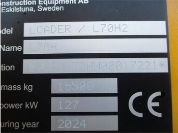 Cargadora de ruedas Volvo L 70 H H2 BEMÆRK MED GARANTI FRA VOLVO FREM TIL DE: foto 2
