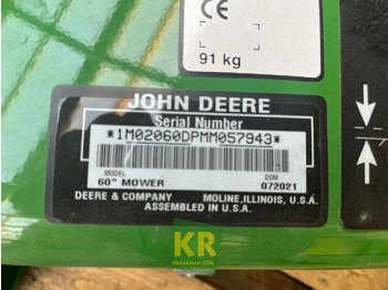 Cortacésped nuevo John Deere 60D IN.: foto 3