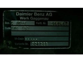Caja de cambios y piezas para Camión Mercedes-Benz Versnellingsbakbak G6-60: foto 3