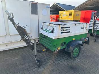Compresor de aire Atlas-Copco XAS 57 DD Deutz 3 m3 / min 23 kW 7 Bar Mobiele Diesel Compressor op aanhanger: foto 2